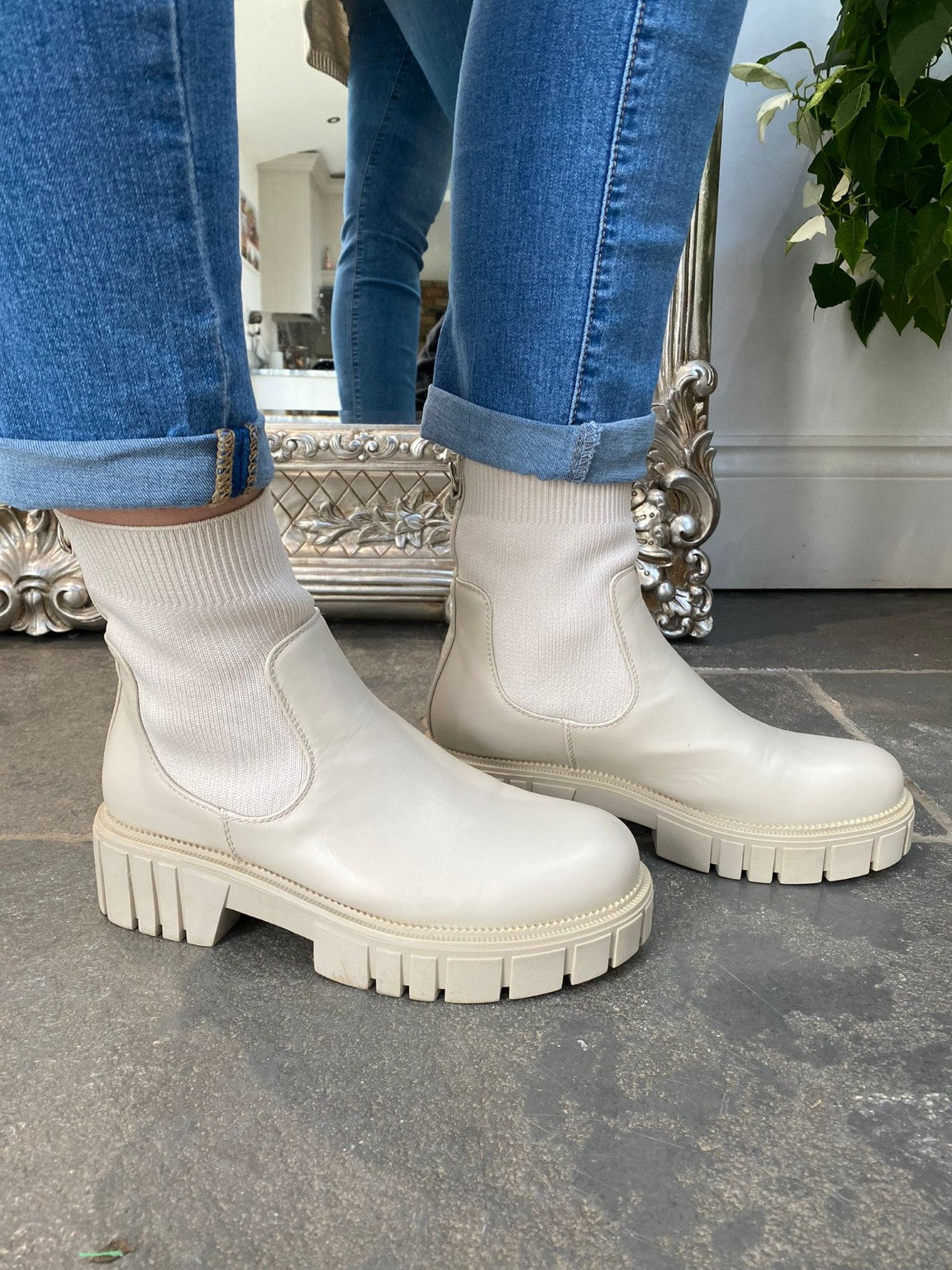 Chunky Sock Boots