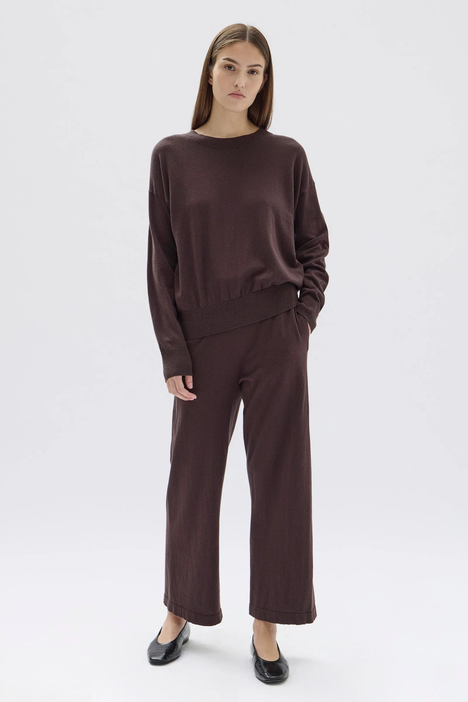 Cotton Cashmere Lounge Sweater