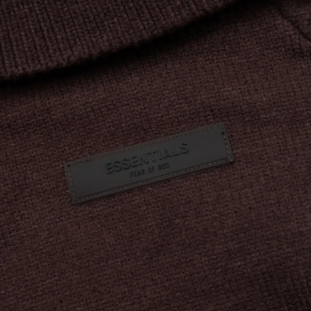 Knit Turtleneck - Plum