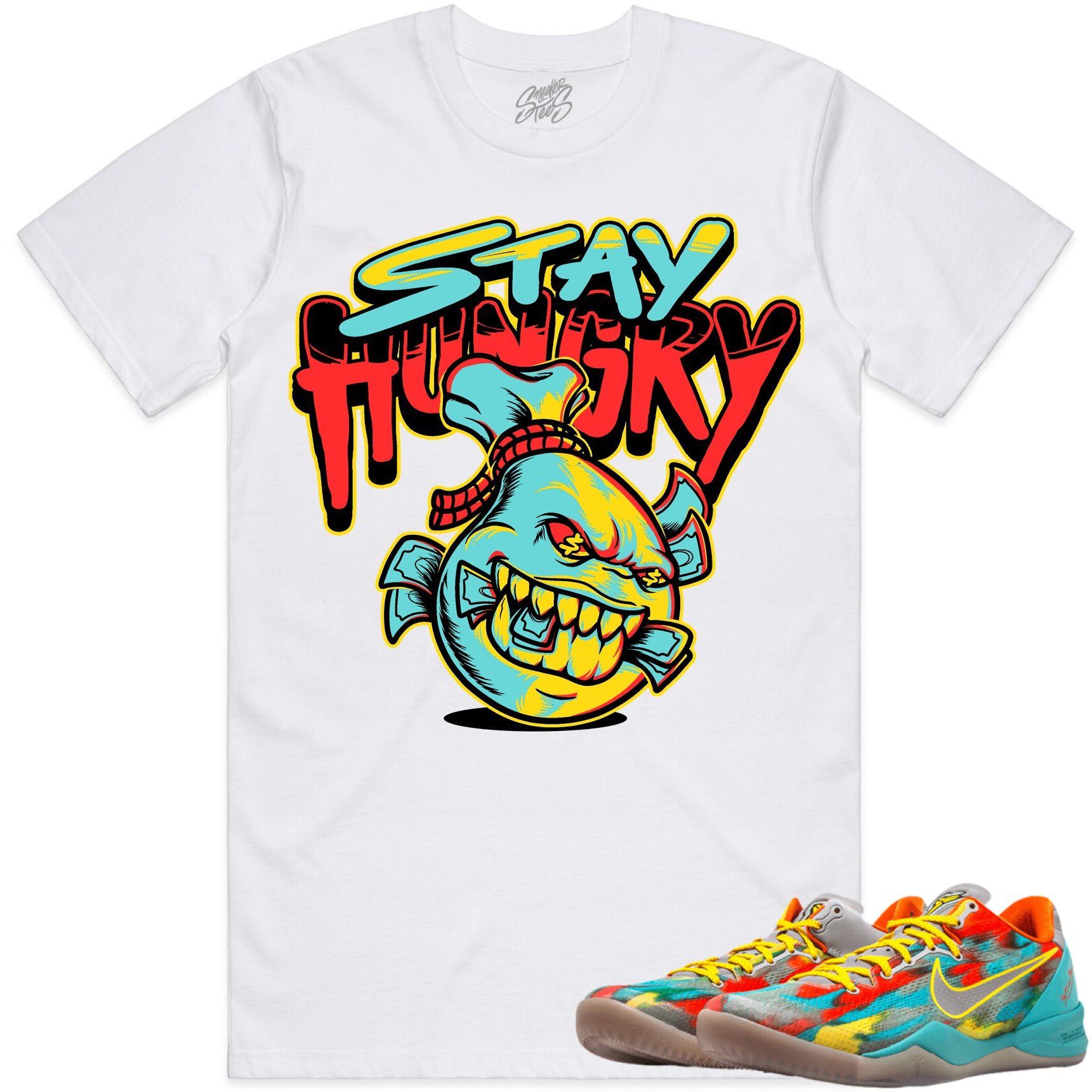 Kobe 8 Venice 8s Shirt to Match - VENICE STAY HUNGRY