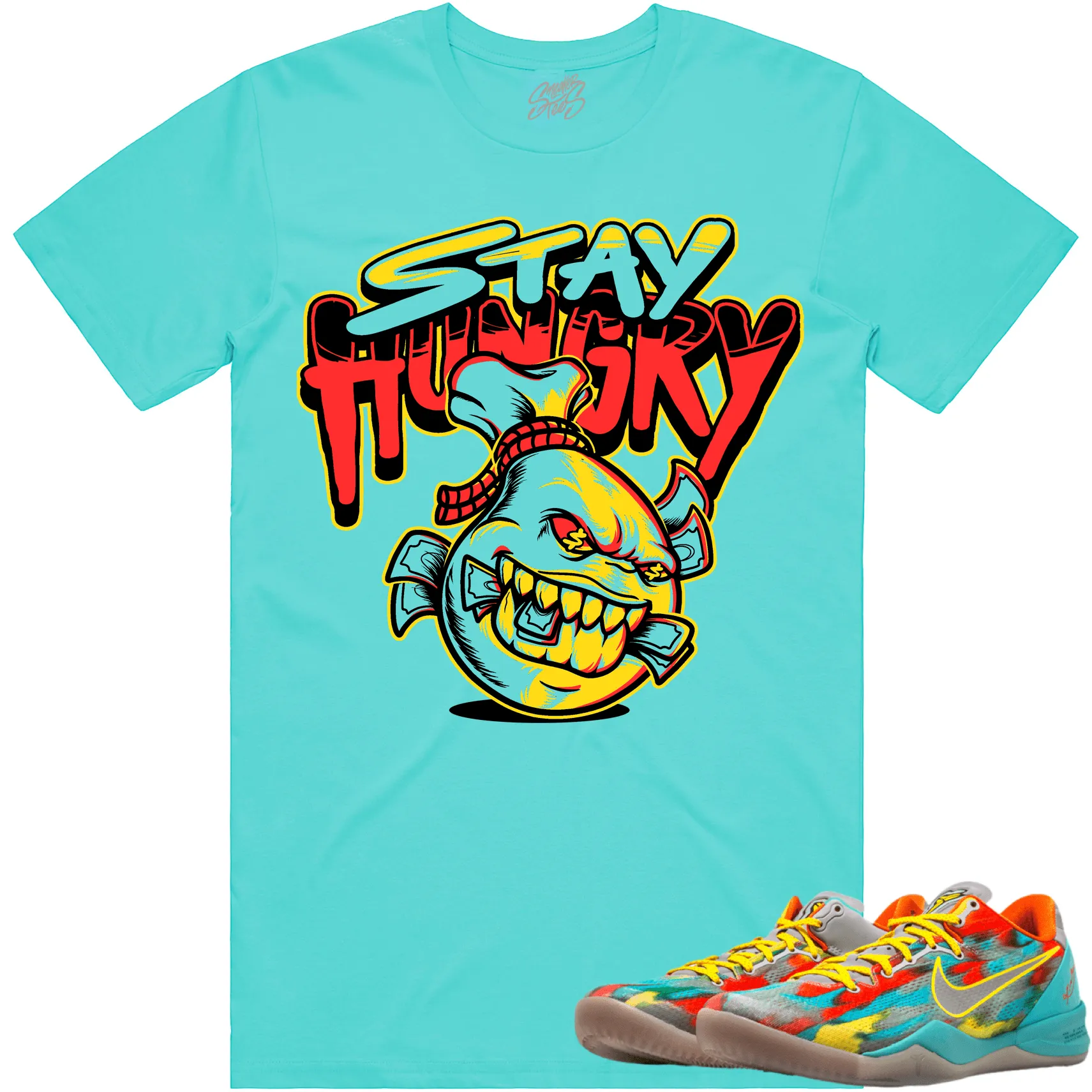 Kobe 8 Venice 8s Shirt to Match - VENICE STAY HUNGRY