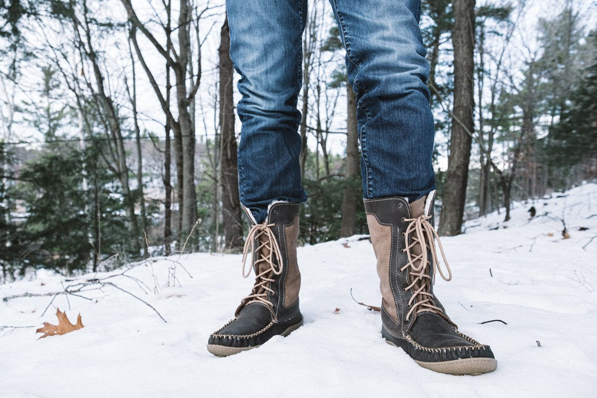 Men's 12 Sheepskin Lined Snowshoe Mukluks