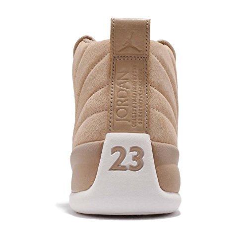 Nike Air Jordan 12 Retro Women's Shoes Vachetta Nike Gold Sneakers