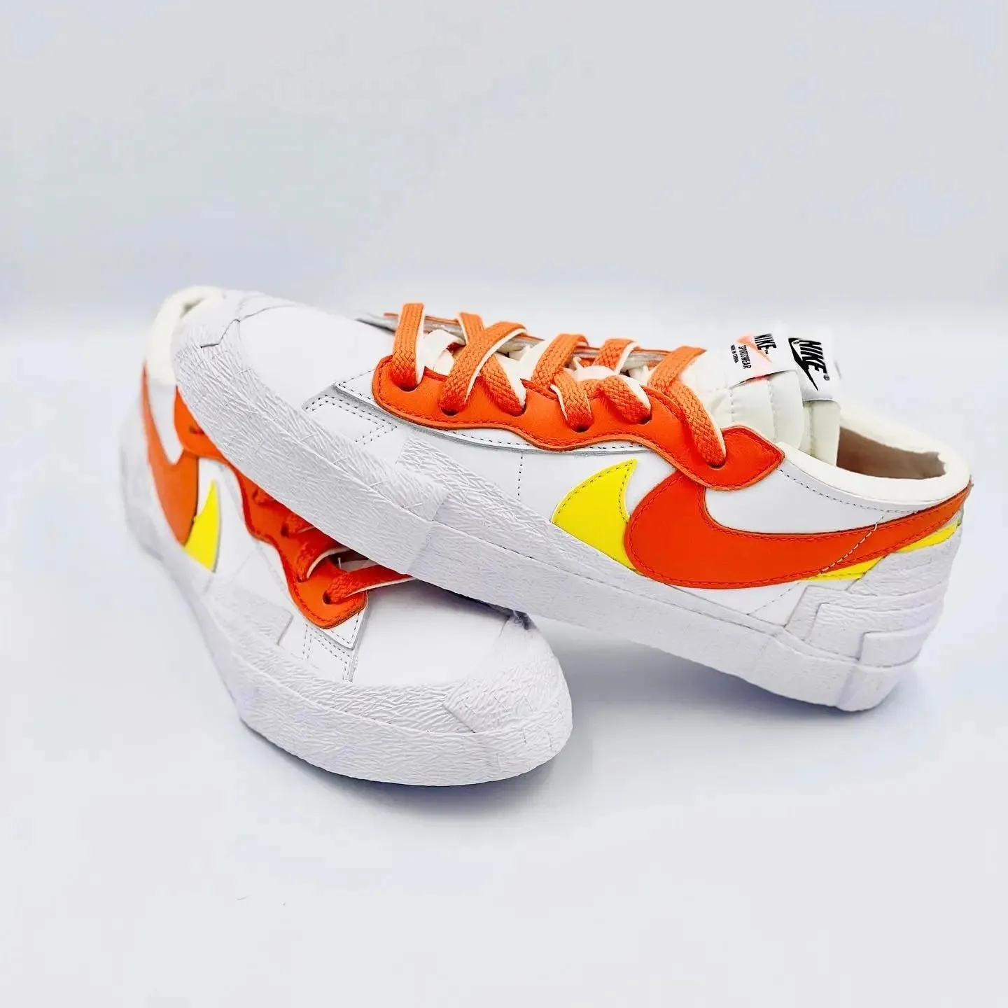 Nike Blazer Low Sacai White Magma Orange