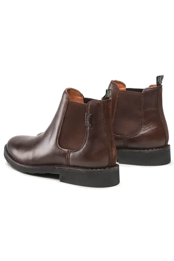 Ralph Lauren Leather Chelsea Boots Brown