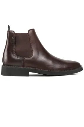 Ralph Lauren Leather Chelsea Boots Brown