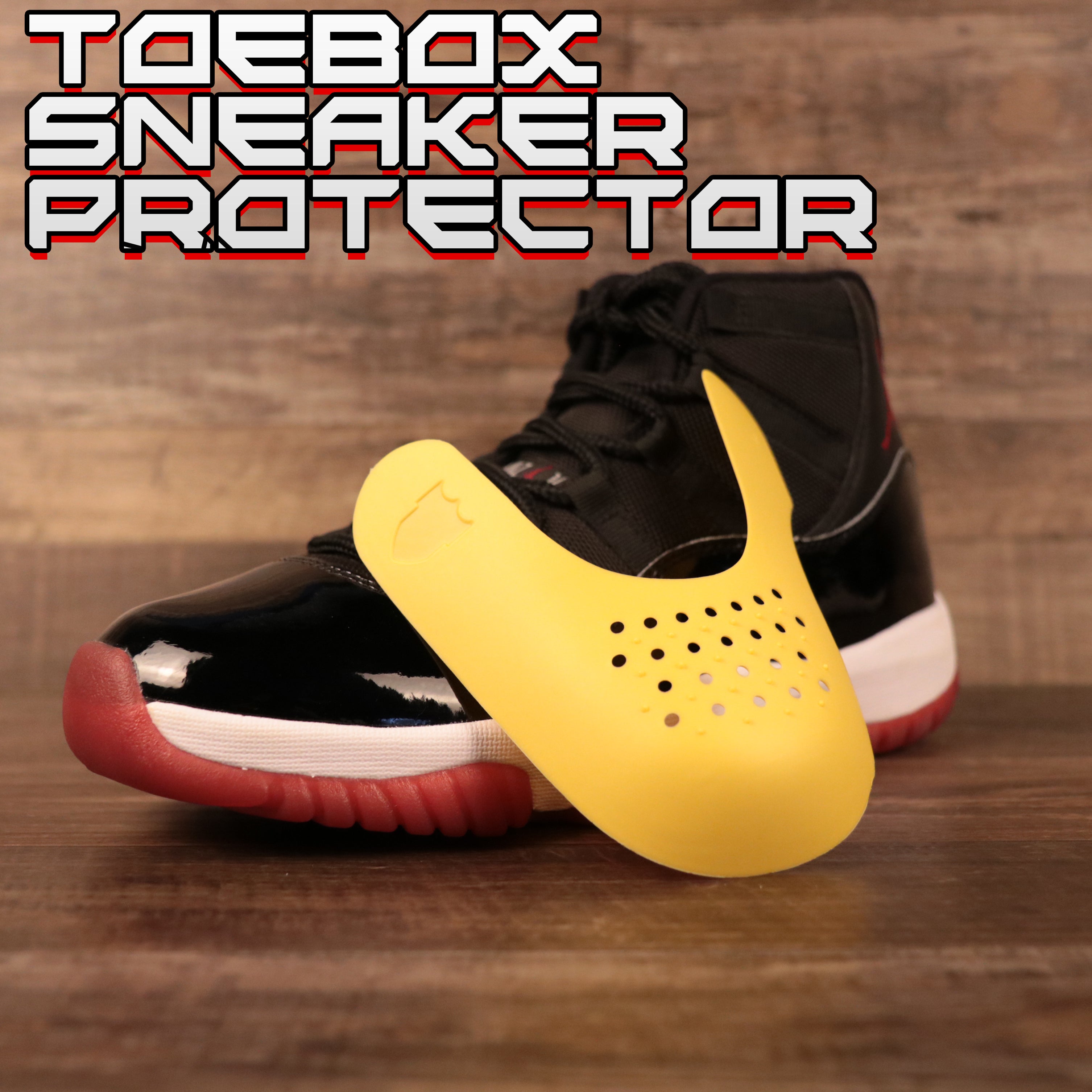 Two Pack Yellow Sneaker Protectors Against Sneaker Creasing | Yellow Crease Shields