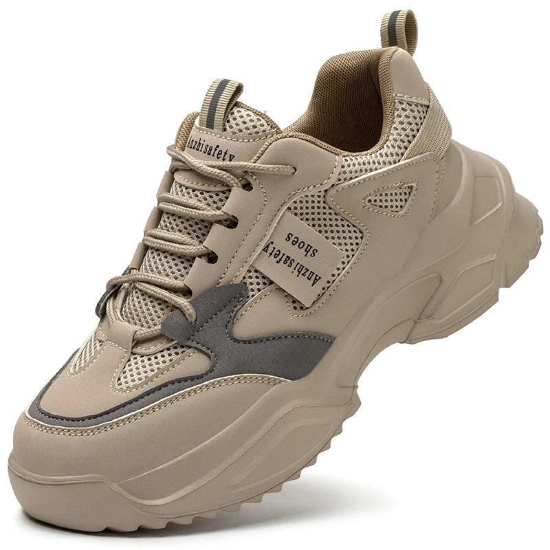 Women's Casual Shoes - LCS881 Breathable Safety Sneakers