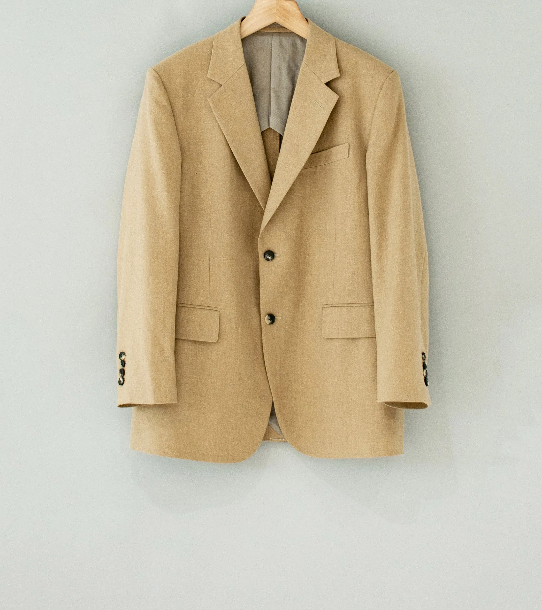 YLÈVE 'Hemp Organic Cotton Canvas Blazer' (Khaki)